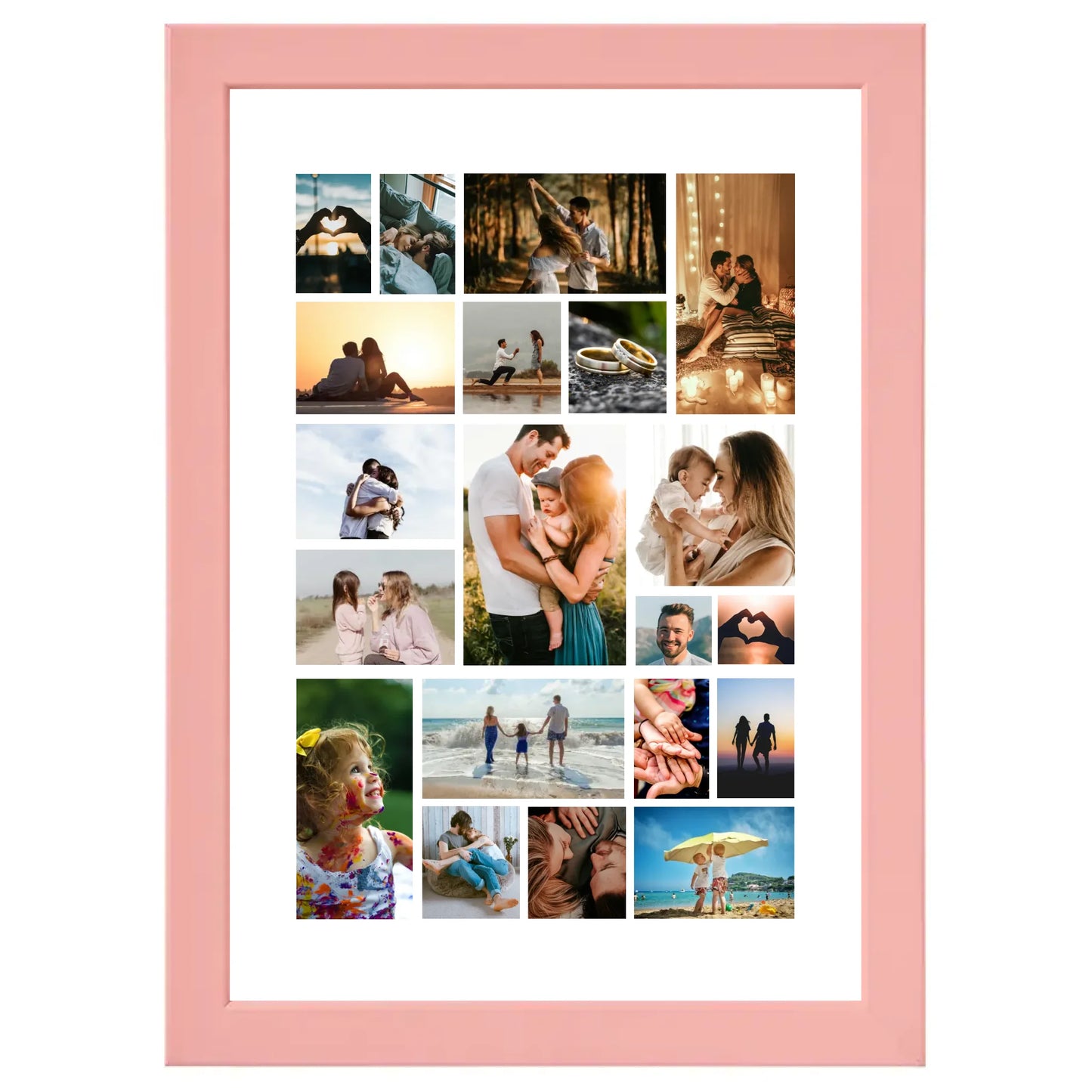 Colaj foto personalizat clasic cu 20 de fotografii