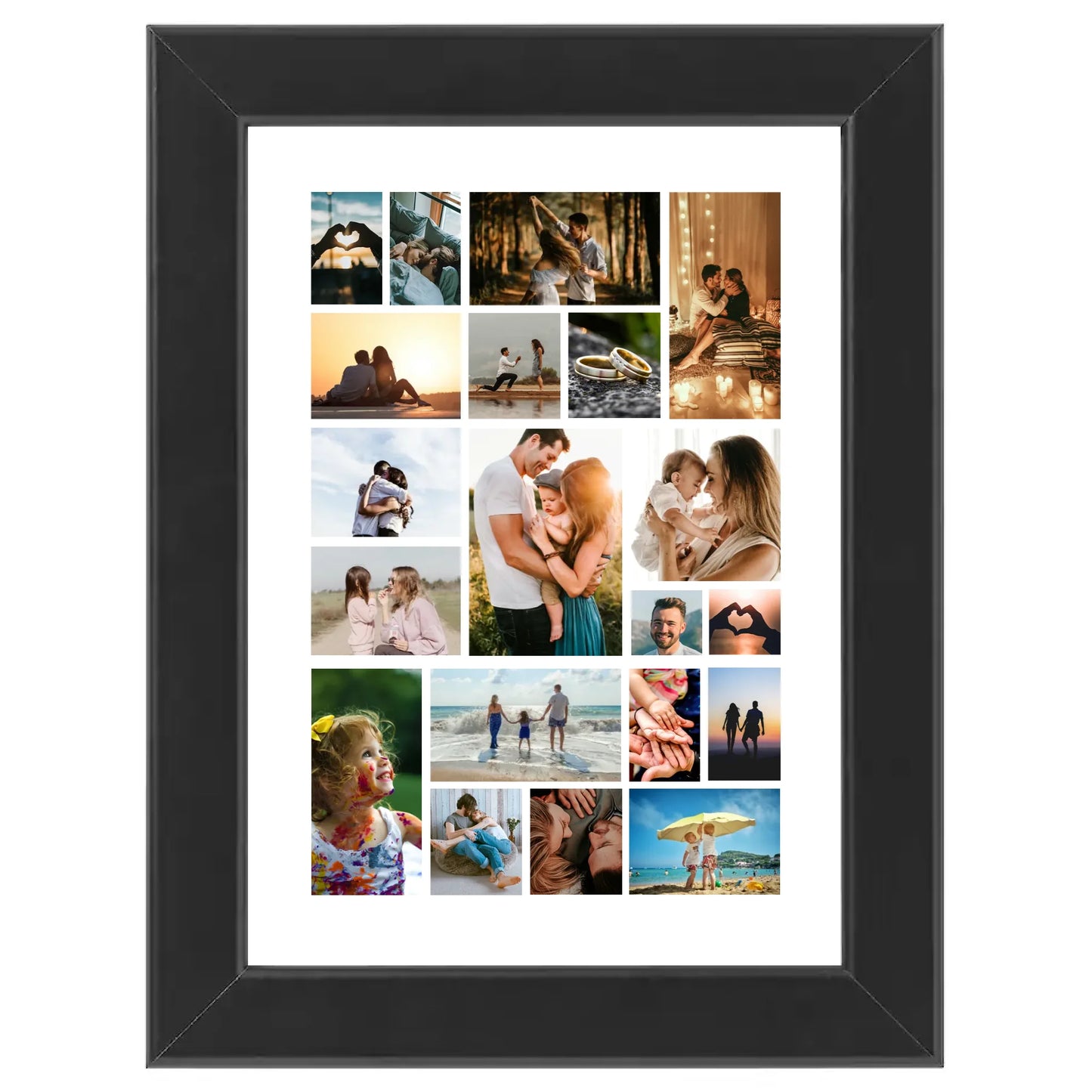Colaj foto personalizat clasic cu 20 de fotografii