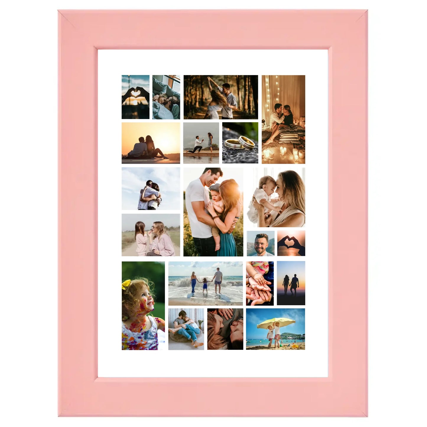 Colaj foto personalizat clasic cu 20 de fotografii