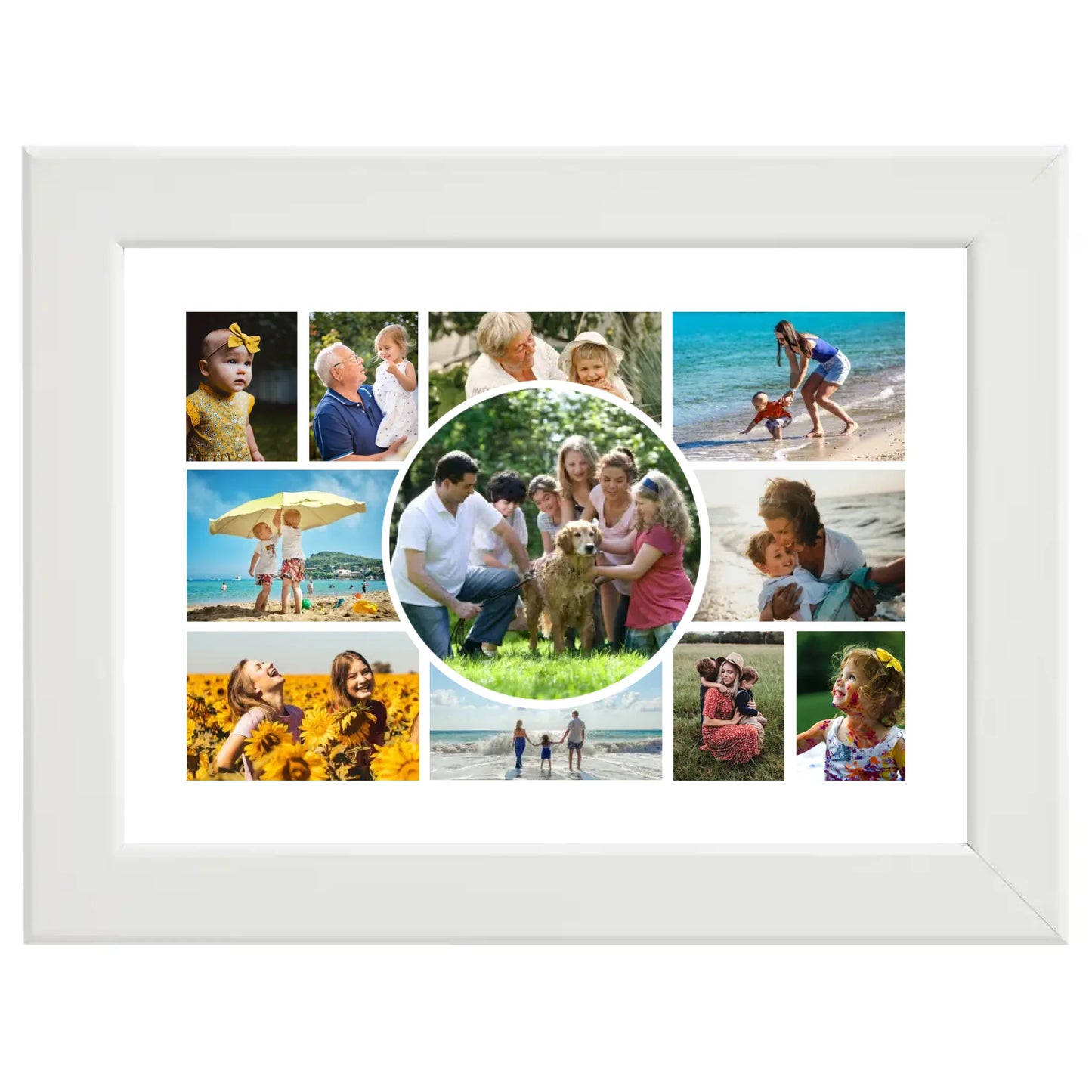 Colaj foto personalizat clasic cu 11 fotografii