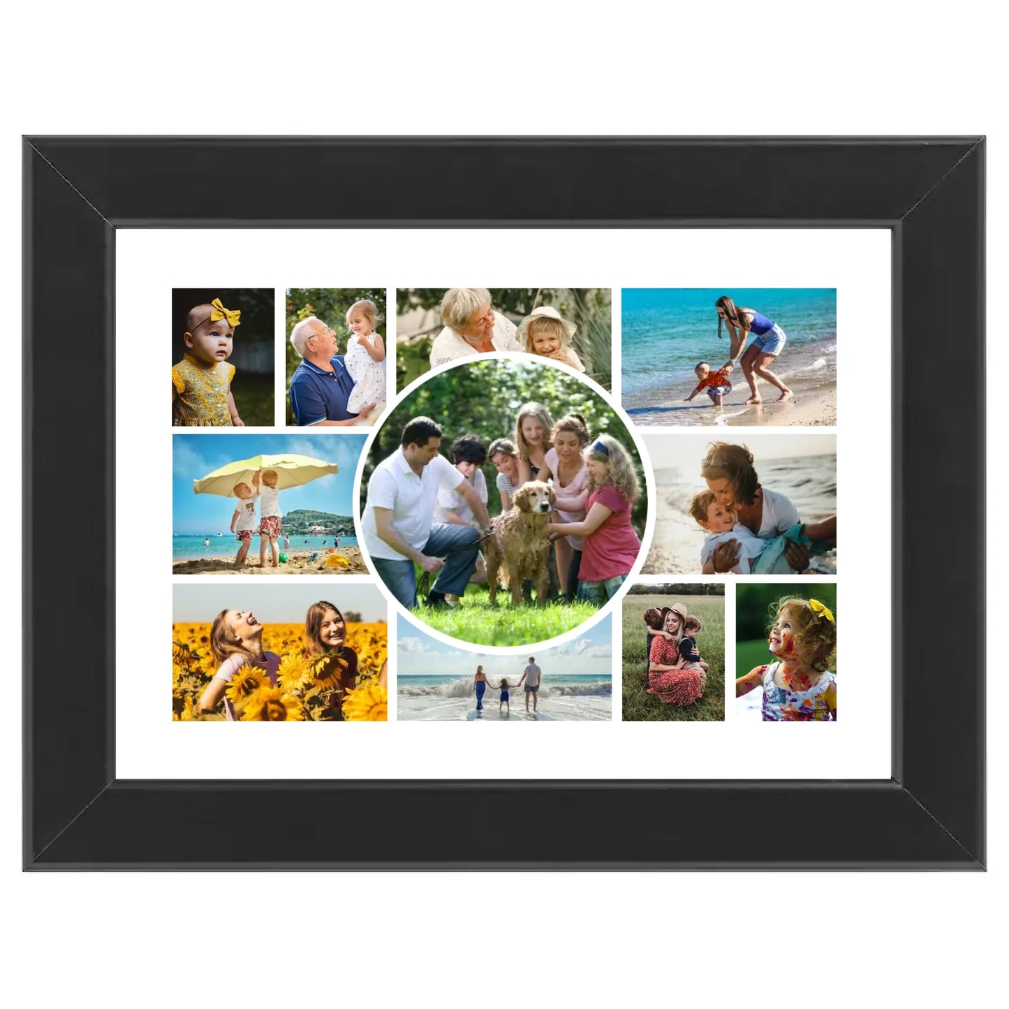 Colaj foto personalizat clasic cu 11 fotografii