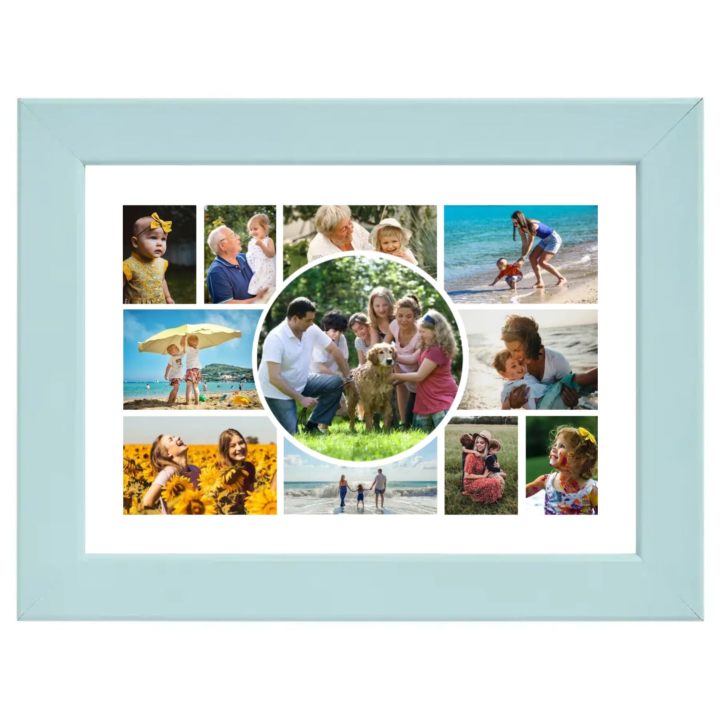 Colaj foto personalizat clasic cu 11 fotografii