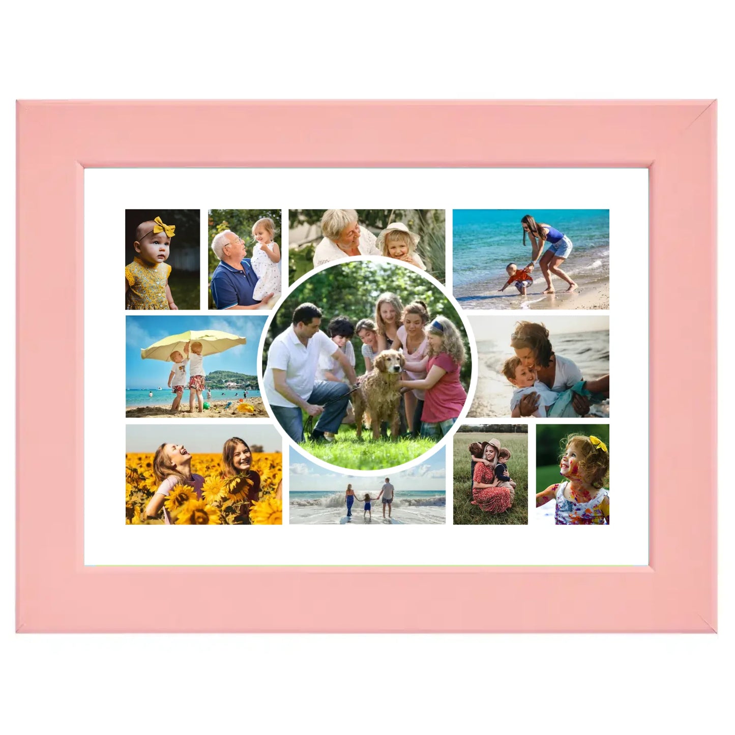 Colaj foto personalizat clasic cu 11 fotografii
