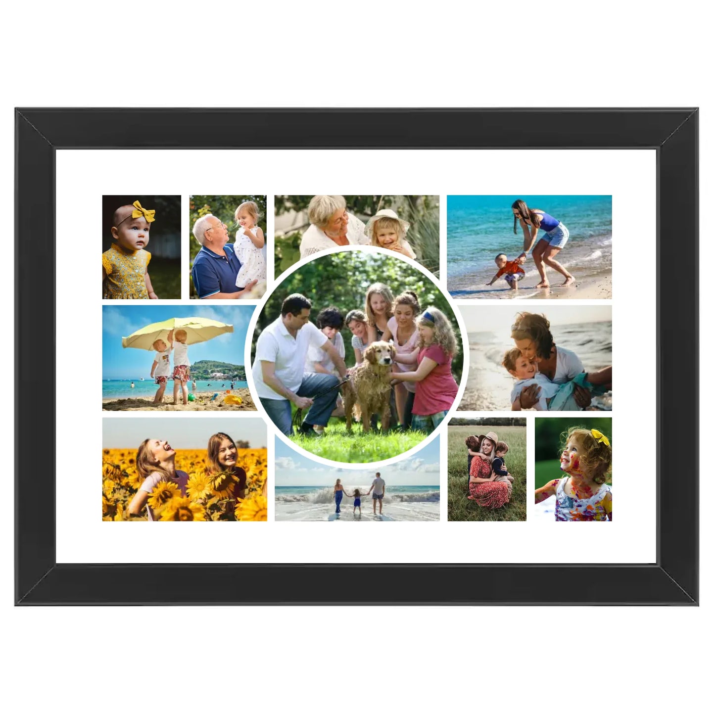 Colaj foto personalizat clasic cu 11 fotografii