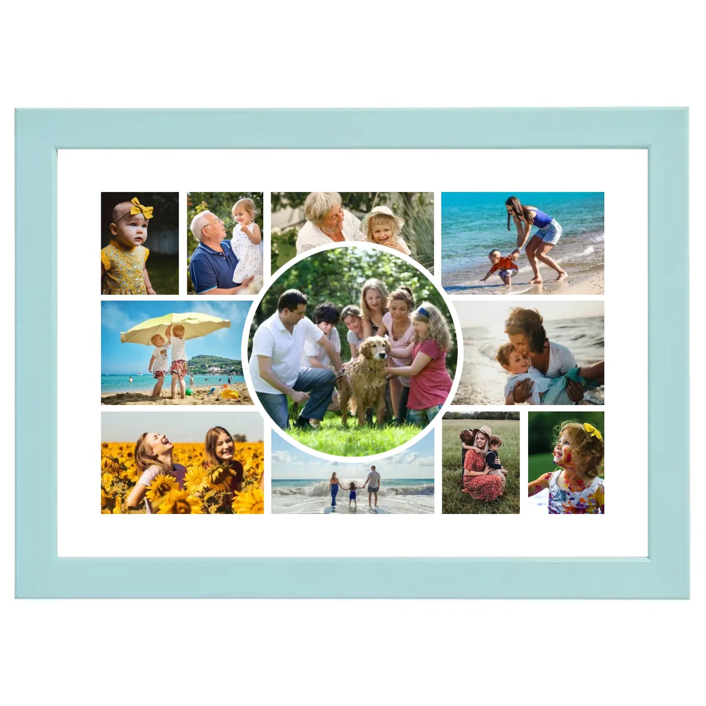 Colaj foto personalizat clasic cu 11 fotografii