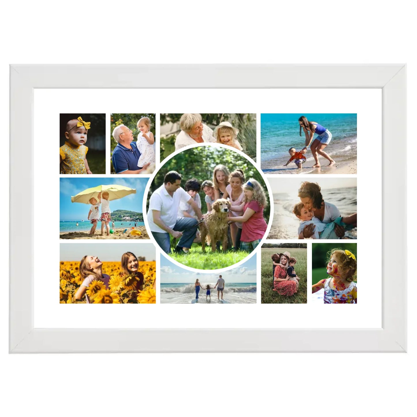 Colaj foto personalizat clasic cu 11 fotografii
