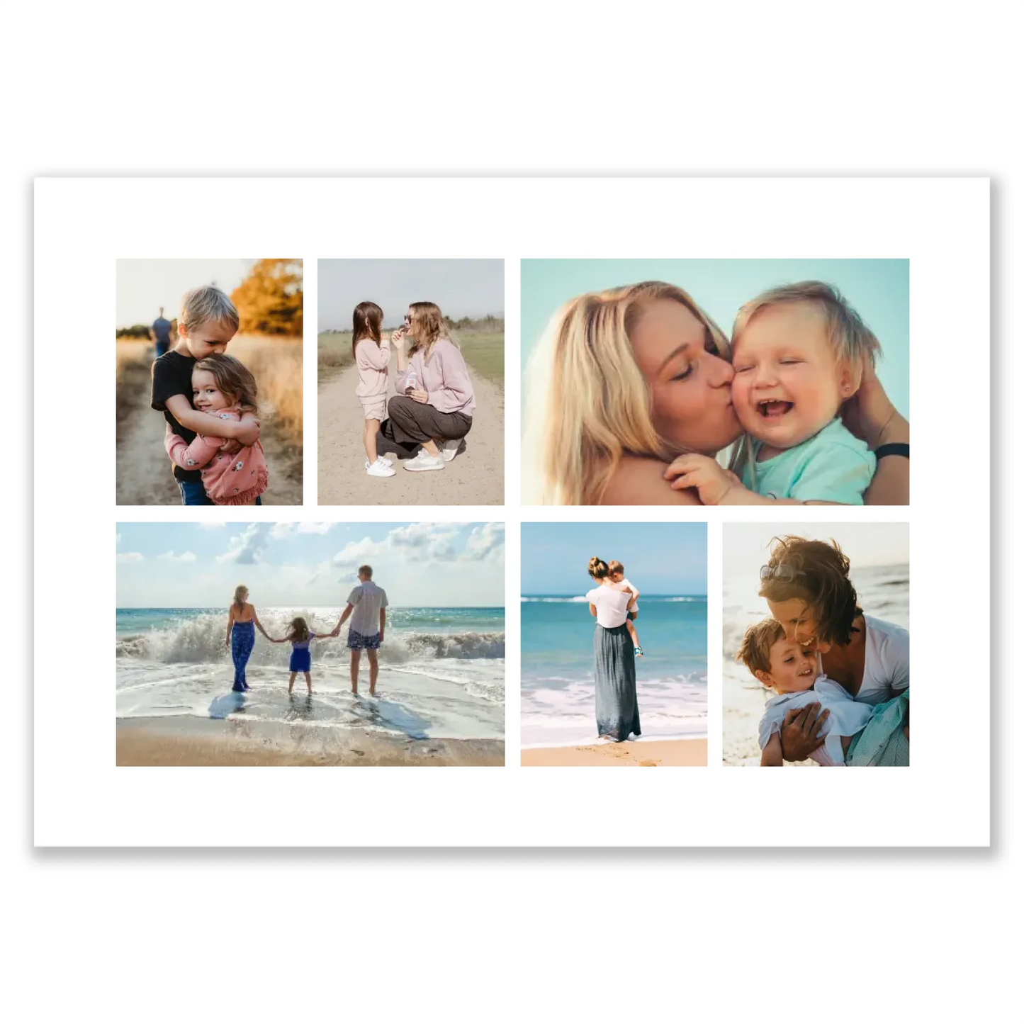 Colaj foto personalizat clasic cu 6 fotografii